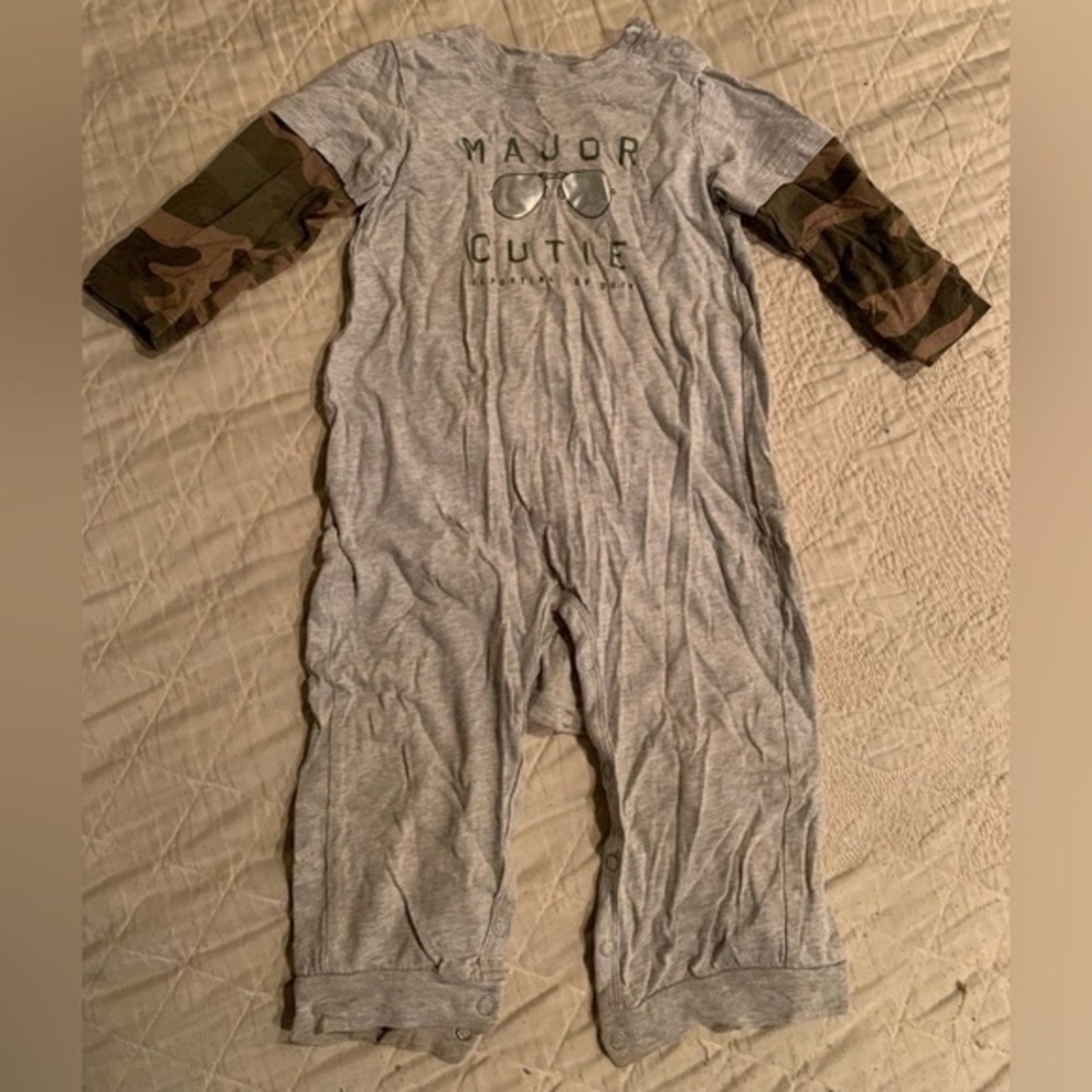 Carter's Gray Baby Onesie